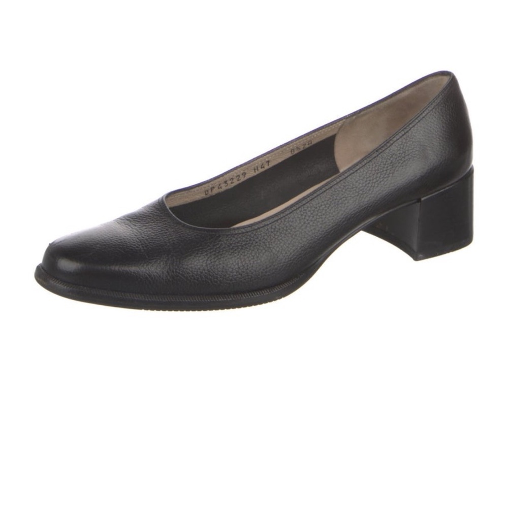 Salvatore Ferragamo Black Leather Loafers
